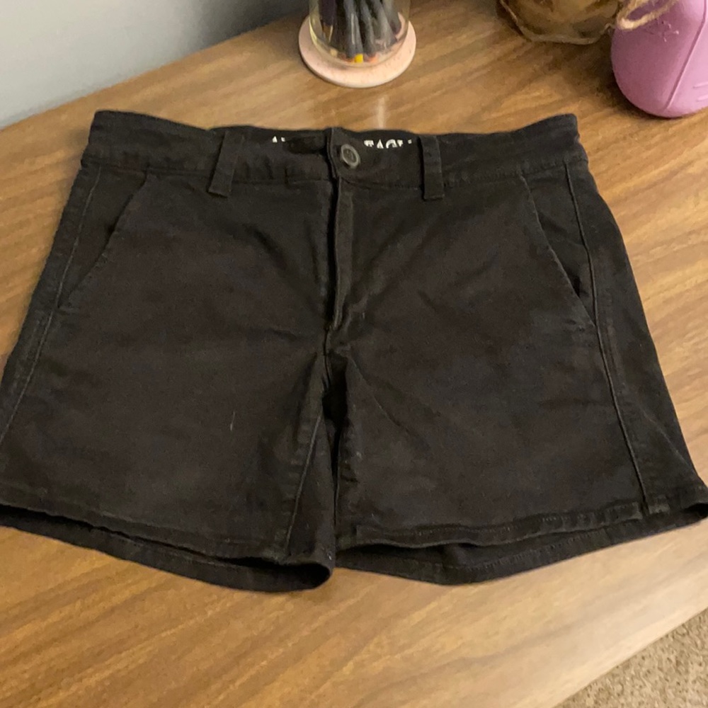 Black American eagle shorts